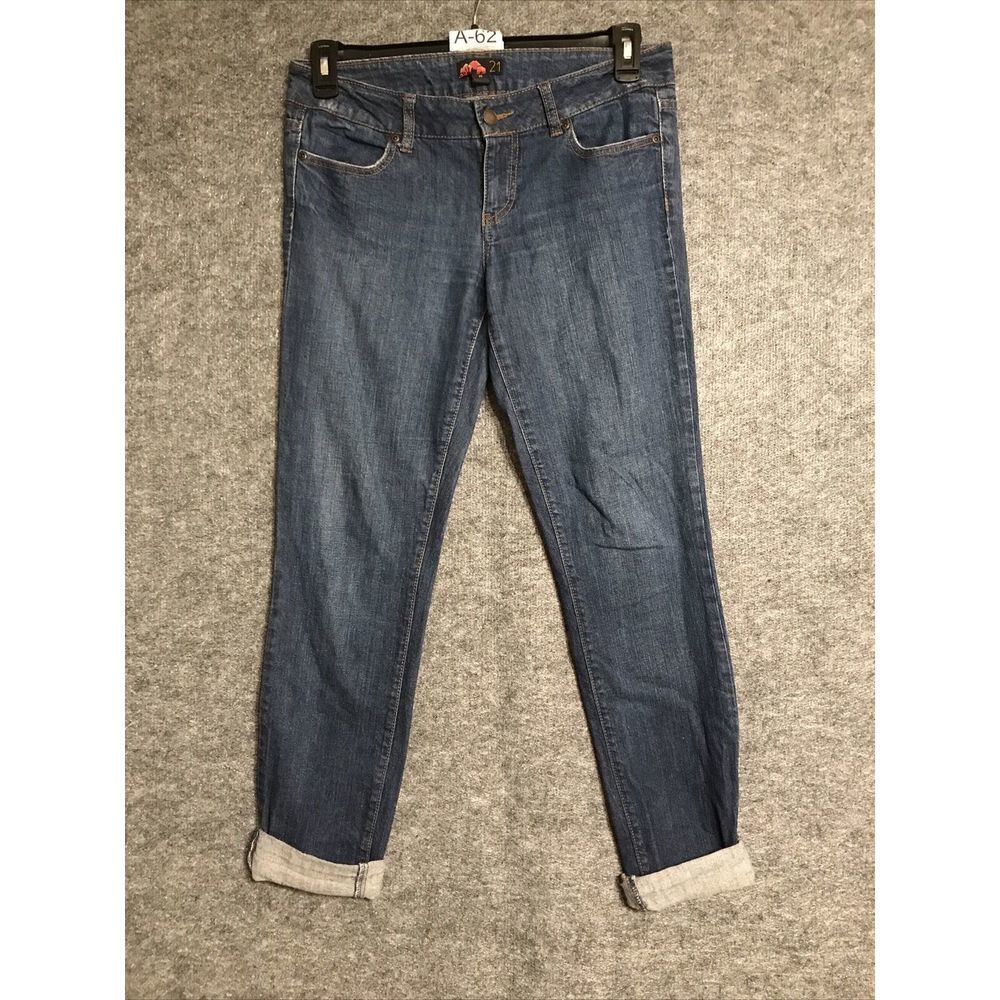 Forever 21 Womens Jeans Size 29 Stretch Medium Wash Straight Leg